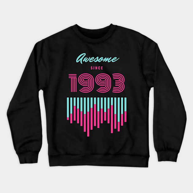 Awesome since 1993 Crewneck Sweatshirt by Trendy Trends